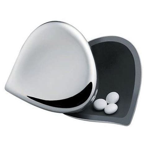 chestnut stainless steel pill box|Alessi .